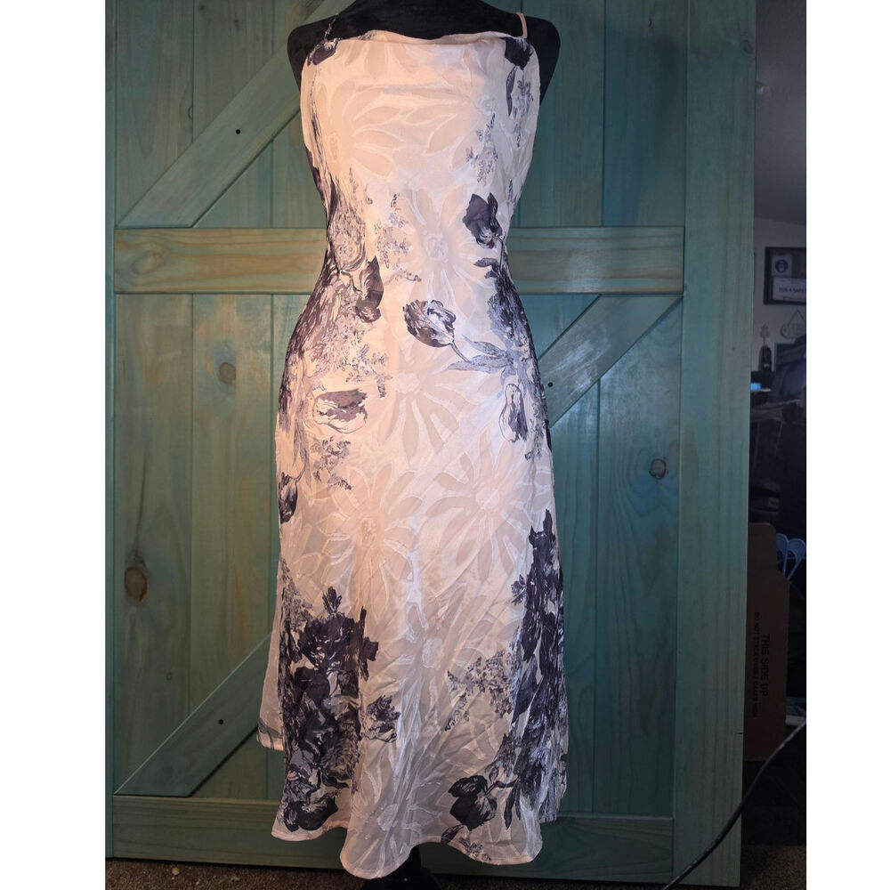 Lynette Blush Floral Print Midi Slip Dress Lulus x ASTR Delicate Cowl Neckline